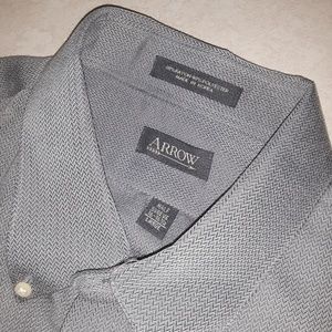 Vintage Arrow grey chevron button-down
